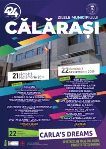 Afis Zilele Municipiului Călărași 2019