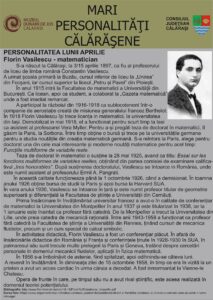 Muzeul Dunarii de Jos Personalitatea lunii aprilie